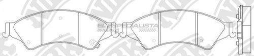 Pastillas De Freno Mazda Bt-50 3.2 2015 Nibk Delantera