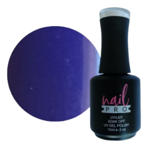 Uv Gel Polish - Morado Azulado #x088 (15ml) - Nail Pro