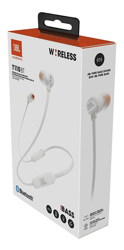Jbl Ajuste 110bt - Auriculares In-ear Con Inalámbricos Bluet