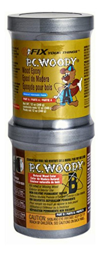 Pc Products Pc-woody Wood Repair Epoxy Paste, Two-part 12oz