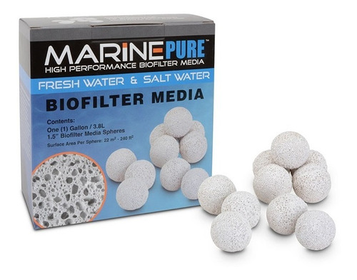 Esferas Biologicas Filtrantes Marine Pure 3.8 Lt