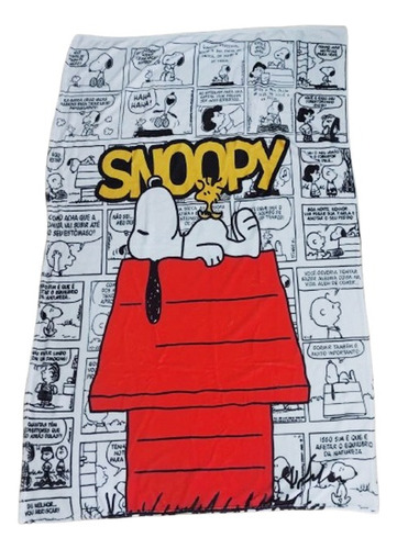 Manta De Sillon Snoopy Blanco