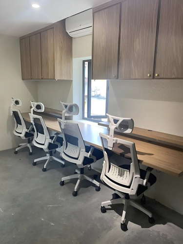 Silla Oficina, Silla Computadora Ergonómica Respaldo Alto Color Blanco 360º