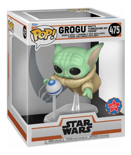 Funko Pop 475 Grogu Macys  Thanks Giving Day Parade