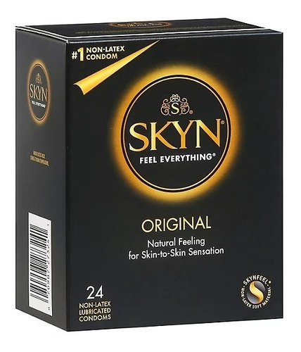 Condones Skyn Original 24 Pzas Libres De Latex Preservativos