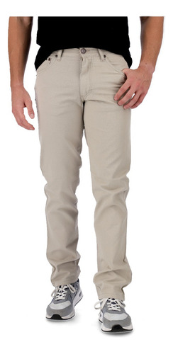 Pantalon Recto De Gabardina Corte Jean Varios Colores