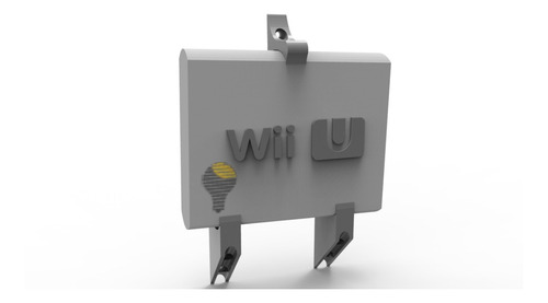 Soporte De Muro Pared Consola Wii U 3d Pla