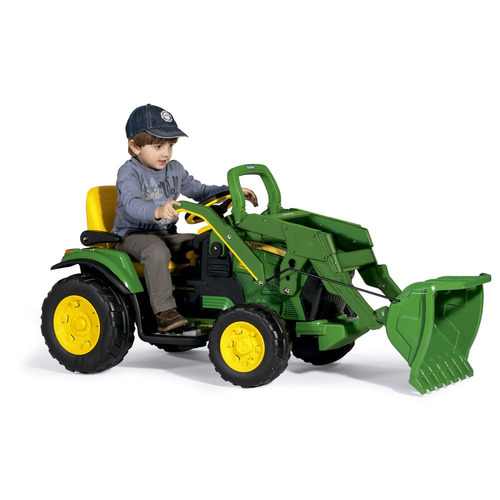 Mini Trator Infantil Eletrico Peg Pérego 12v Verde/amarelo