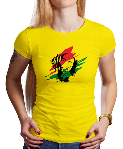 Polo Dama Bob Marley Rasta (d0749 Boleto.store)