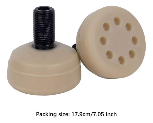2 Piezas De Tapones De Freno De Goma Antideslizantes De