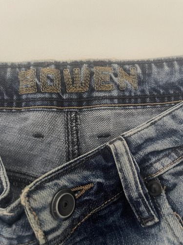 Pantalón De Jean Hombre Roto En Las Rodillas (Usado)