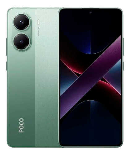 Xiaomi Poco X7 512gb 12gb Ram Color Plateado Verde Claro