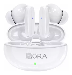 Audífonos In-ear Inalámbricos 1hora Aut205 Blanco Auriculares Inalambricos Bluetooth 5.3 Con Microfono