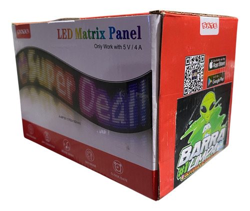 Cartel Ojos Led Matrix 1,80x20cm Exclusivo Camion