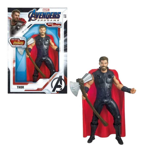 Boneco Figura De Ação Thor Vingadores Ultimato 50 Cm Gigante