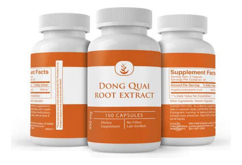 Pure Original Ingredients Extracto De Raíz De Dong Quai, (1