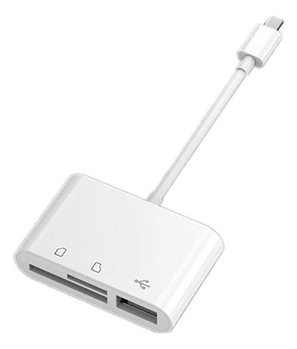 Lector De Tarjetas De Memoria 3 En 1 C A Usb Sd Tf Otg Hub U