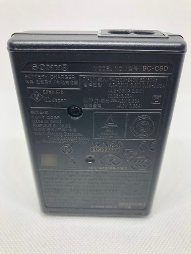 Cargador Para Batería Sony Bc-csd Original