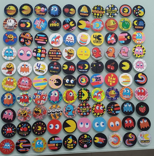 Tazos Pac Man 2020 40 Aniv Coleccion Completa 100 Diferentes