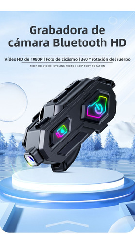 Auriculares Para Casco De Moto Con Cámara Hd Y Dvr
