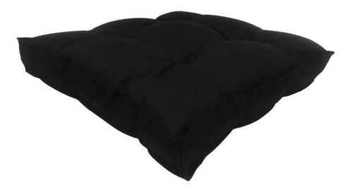 Almofada Para Cadeira 45x45cm - Preto