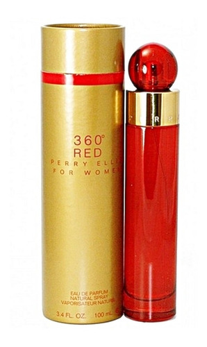  Perfume 360 Red Dama 100ml Edp Perry Ellis 100% Original
