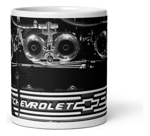 Taza Fierrera Chevrolet Motor V8 Engine - Orca Importada 