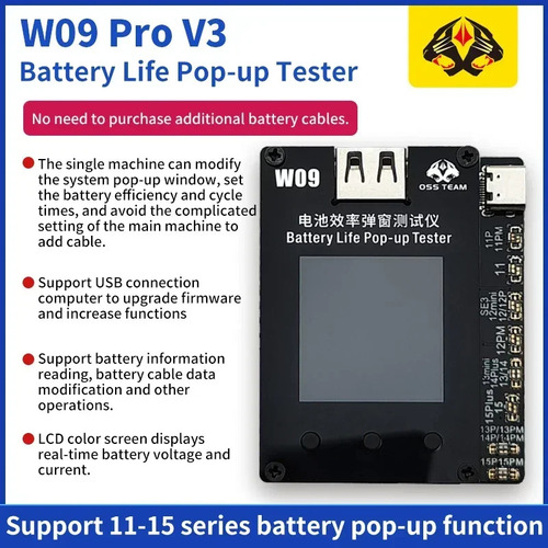 W9pró V3 Programador Para Iphone Restaurador Baterias
