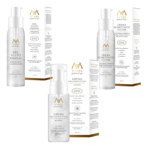 Set Edad Fertil Gel + Crema + Espuma De Higiene Íntima Vymel