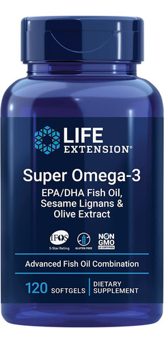 Omega 3 Súper Premium Pescado, Olivas Y Lignanos 60 Días