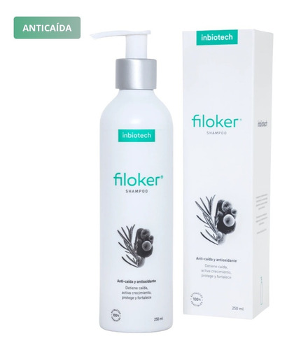 Filoker Shampoo Anticaída Protege Y Fortalece 250 Ml