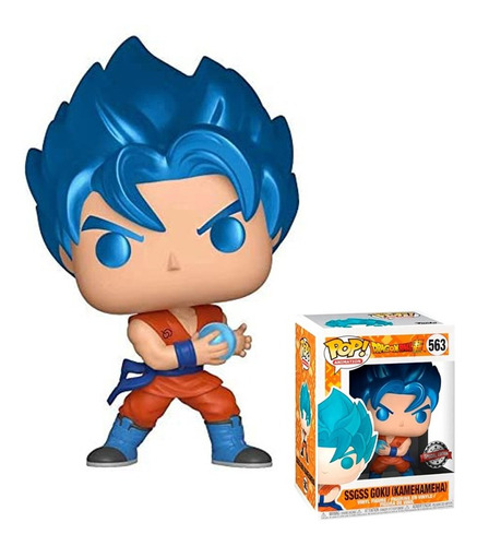 1 Pieza Chapado De Pelo Azul Dragon Ball, Funko Pop!