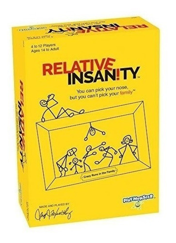 Playmonster Relative Insanity Party Game