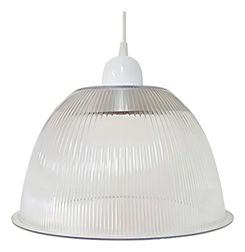 Luminaria Prismatica Bezelux 12 Com Pendente Branco Bz12b