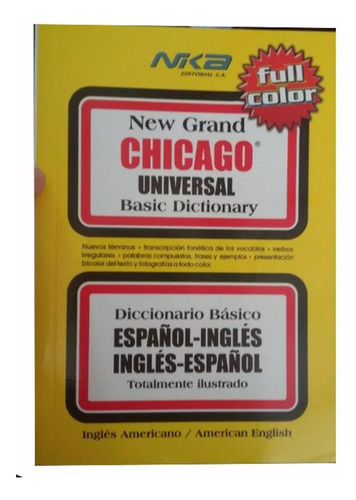 Diccionario De Ingles Chicago Universal Full Color (Usado)