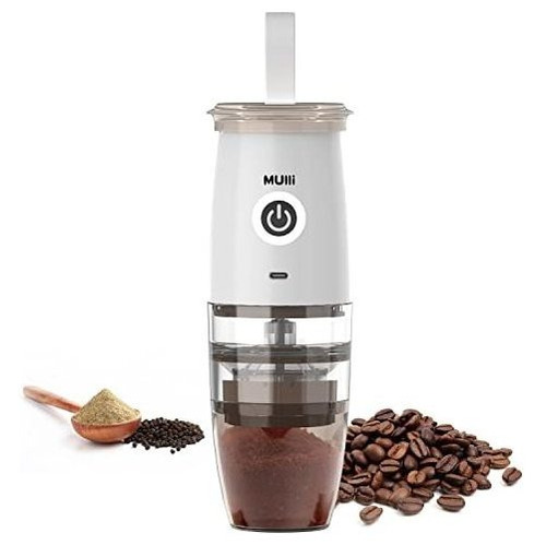 Mulli Portable Burr Coffee Grinder,electric/manual Y2hlb