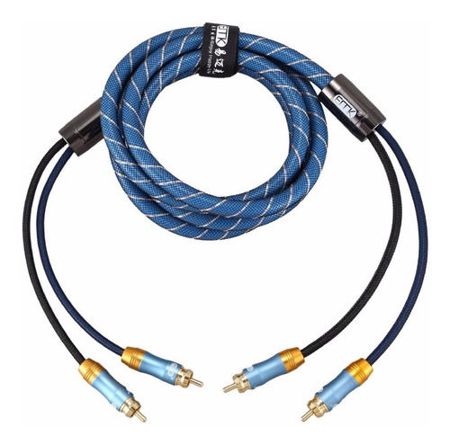 Imagen 4 de 8 de Cables 2 Rca A 2 Rca De Interconexion Emk