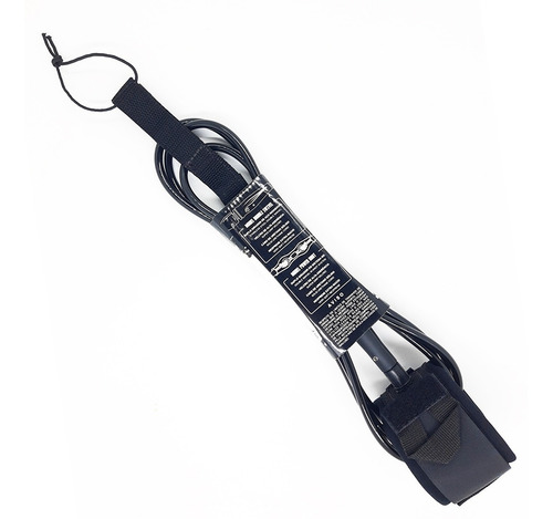 Imagem 3 de 6 de Leash Regular 6 Pés Com 6,5mm Com Duplo Girador Tribo Surf