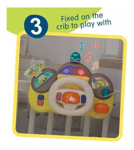 Volante Infantil Multifunción Para Bebé, Juguetes Musicales
