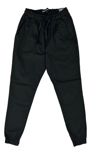 Pantalon Jogger De Gabardina Talle Especial - Hombre T50/60