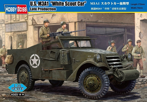 Hobby Boss Us M3 a1 blanco Para Coche Scout Late Produccion