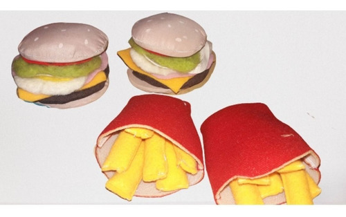 Hamburguesas X 2.comida De Juguete . Juguete, Niños