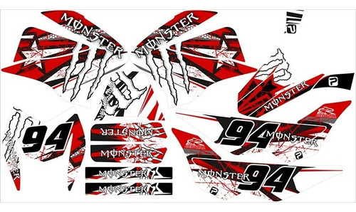 Stickers Para Moto Xeverus Pro 300 Mod-167