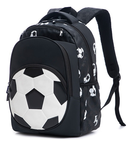 Mochila De Estudiante De Escuela Primaria Patrón De Fútbol