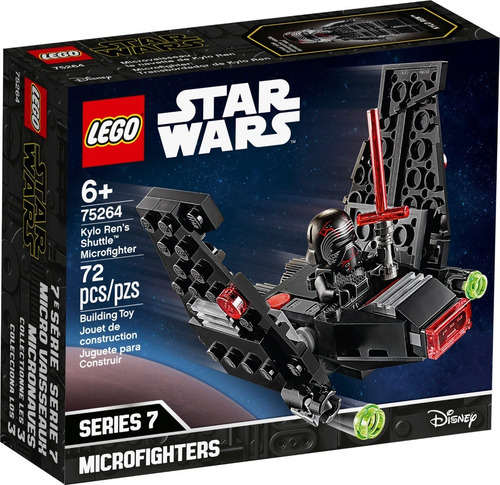 Lego Star Wars 75264 Microfighter Shuttle De Kylo Ren 72 Ps