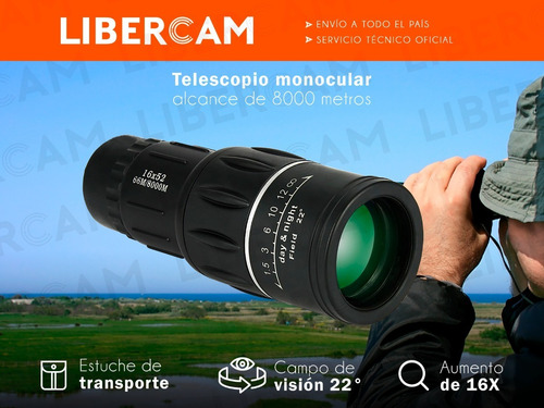 Imagen 3 de 10 de Telescopio Monocular Portatil Visor Potente Largo Alcance