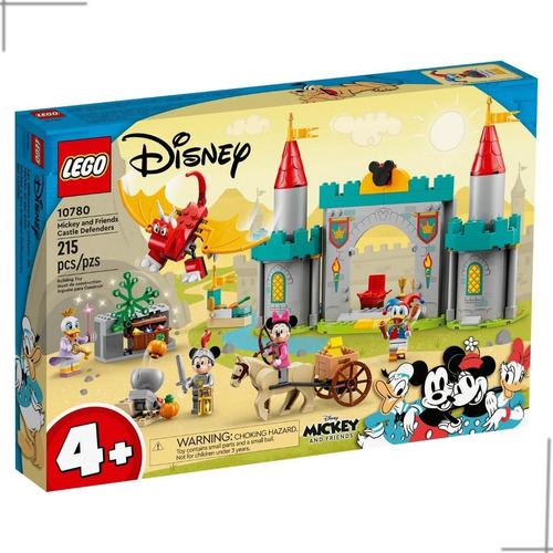 Lego Disney 10780 Mickey E Amigos Defensores Do Castelo 215p Quantidade de peças 215