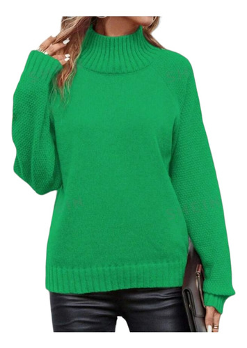 Sweater Cuello Semi Alto Mujer - Colores