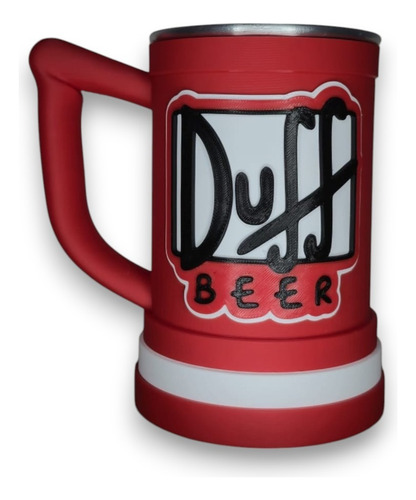 Vaso Jarra Chopp Duff Beer 500ml Blanco