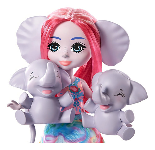 Enchantimals Esmeralda Elephant Y Elefantitos